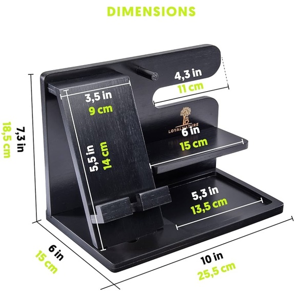 New - Wood Phone Docking Ststion - Picture 3 of 11